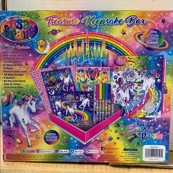 🌈Lisa Frank Treasure Keepsake Box 🌈 - Picture 7 of 8